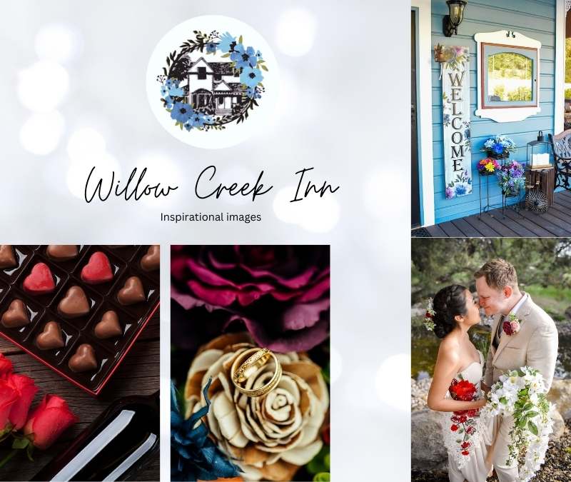 celebrate the month of love at willow creek inn weddings, vow renewals elopements